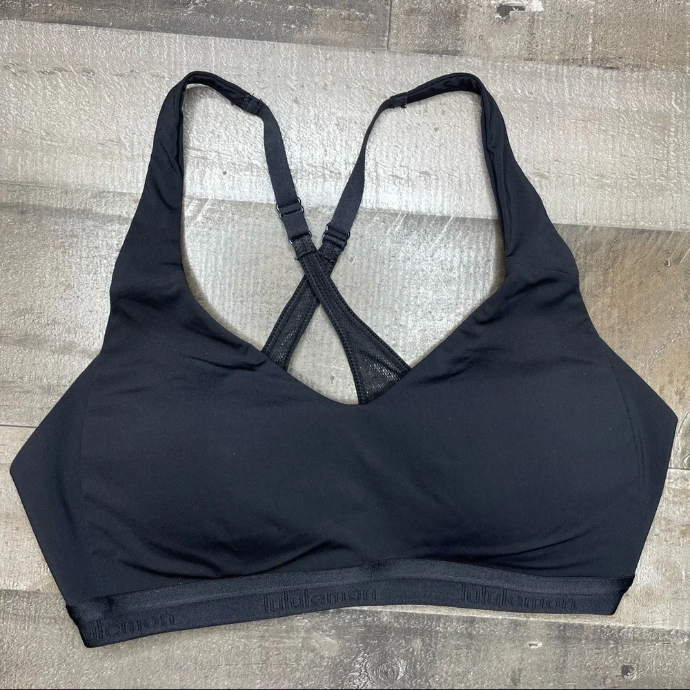 Lululemon Up For It Black Bra size 34C